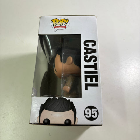 WATER DAMAGE BOX VIEW PHOTOS Castiel Supernatural - Funko Pop Vinyl Figure 95 Exclusive (11.4 Cm L × 8.9 Cm W × 15.9 Cm H)
