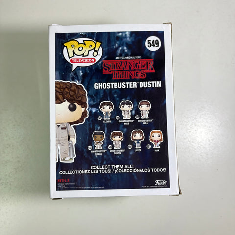 Stranger Things- Dustin (Ghostbuster) Funko Pop 549 SUNFADED
