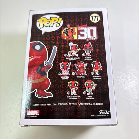 SEVERE BOX DAMAGE VIEW PHOTOS Dinopool/Deadpool - Marvel Funko Pop Vinyl Figure 777