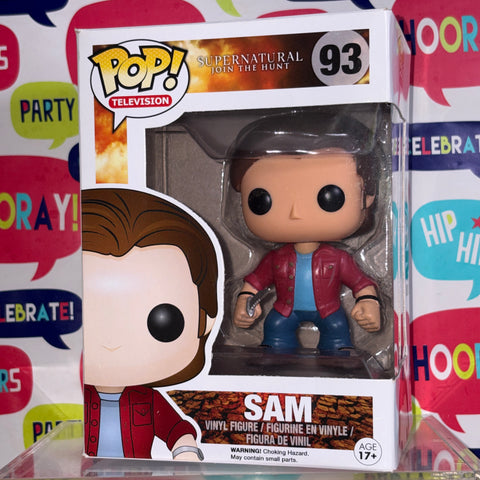 Sam - Supernatural Funko Pop Vinyl Figure 93 (11.4 Cm L × 8.9 Cm W × 15.9 Cm H)