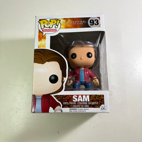 Sam - Supernatural Funko Pop Vinyl Figure 93 (11.4 Cm L × 8.9 Cm W × 15.9 Cm H)