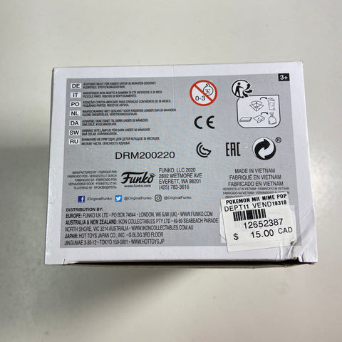 Pokemon - Mr. Mime Funko Pop 582