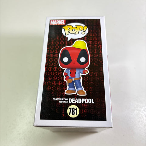 Deadpool (Construction Worker) - Marvel Funko Pop Vinyl Figure 781 Exclusive