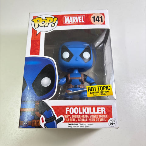 BOX FLAWS VIEW PHOTOS Foolkiller Deadpool - Marvel Funko Pop Vinyl Figure 141 Exclusive
