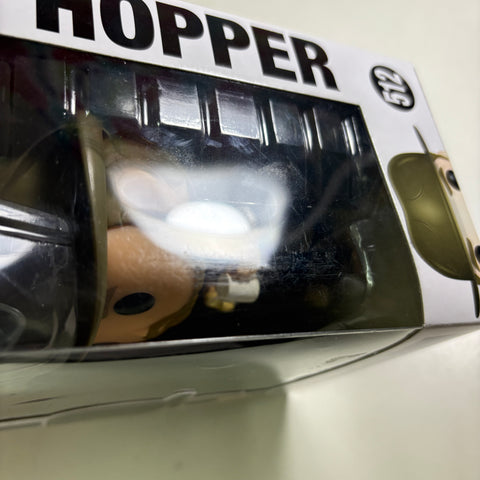 BOX FLAWS VIEW PHOTOS Hopper - Stranger Things Funko Pop 512 Vinyl Figure (11.4 Cm L × 8.9 Cm W × 15.9 Cm H)