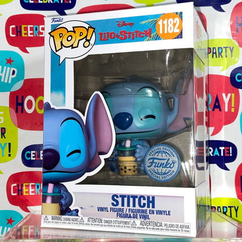 Stitch with Boba - Disney Funko Pop 1182 Exclusive
