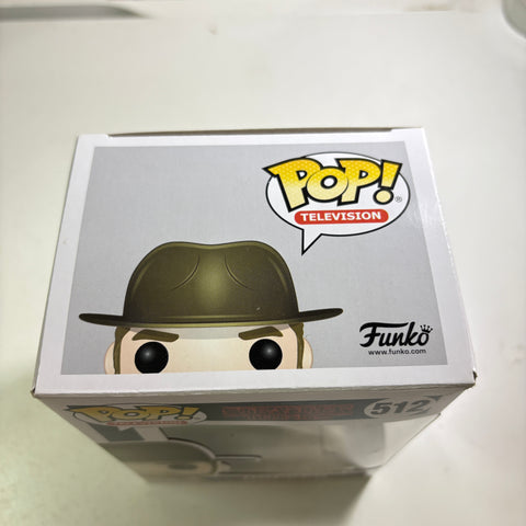 BOX FLAWS VIEW PHOTOS Hopper - Stranger Things Funko Pop 512 Vinyl Figure (11.4 Cm L × 8.9 Cm W × 15.9 Cm H)
