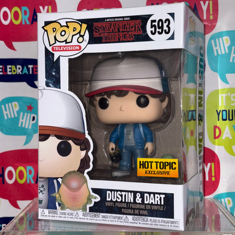 Stranger Things - Dustin & Dart Funko Pop 593 Hot Topic Exclusive