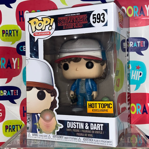 Stranger Things - Dustin & Dart Funko Pop 593 Hot Topic Exclusive