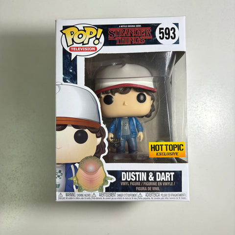 Stranger Things - Dustin & Dart Funko Pop 593 Hot Topic Exclusive