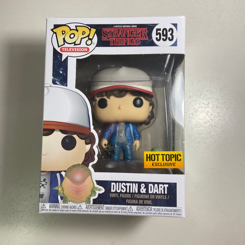 Stranger Things - Dustin & Dart Funko Pop 593 Hot Topic Exclusive