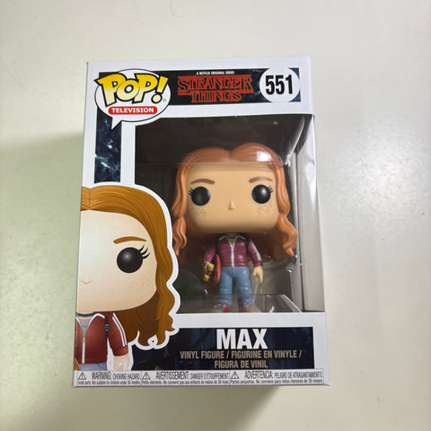 Max - Stranger Things Funko Pop 551 Vinyl Figure (11.4 Cm L × 8.9 Cm W × 15.9 Cm H)