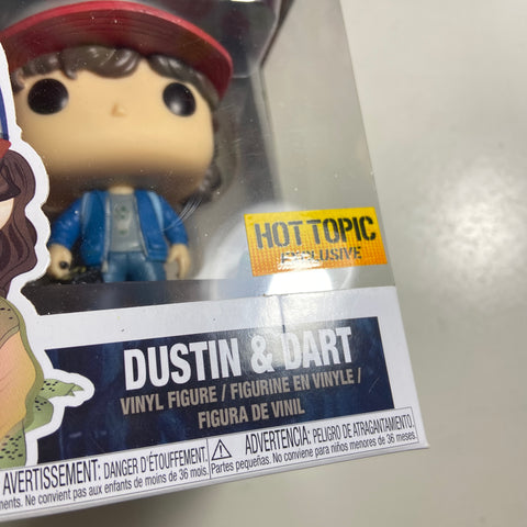 Stranger Things - Dustin & Dart Funko Pop 593 Hot Topic Exclusive