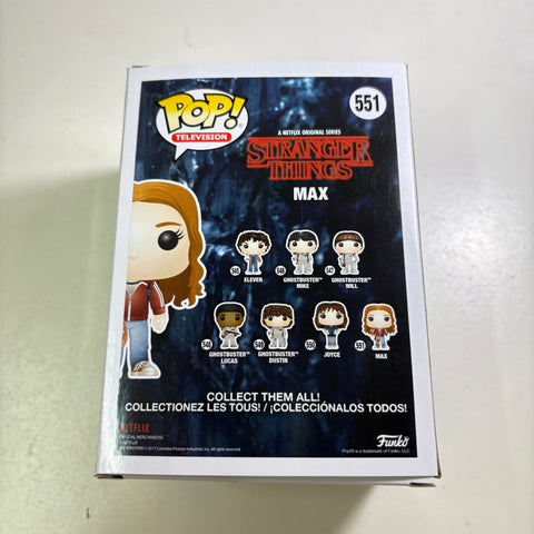 Max - Stranger Things Funko Pop 551 Vinyl Figure (11.4 Cm L × 8.9 Cm W × 15.9 Cm H)