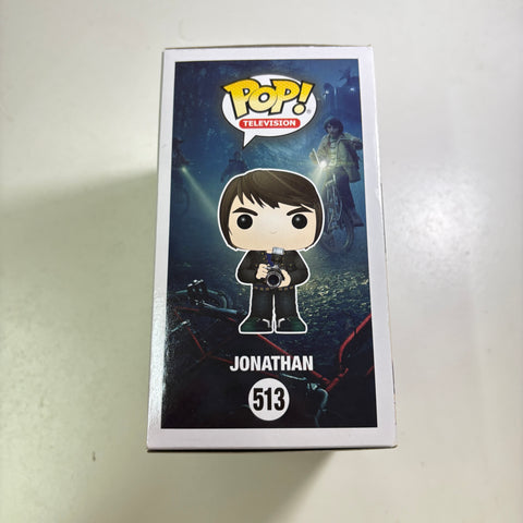 BOX FLAWS VIEW PHOTOS Jonathan - Stranger Things Funko Pop 513 Vinyl Figure (11.4 Cm L × 8.9 Cm W × 15.9 Cm H)
