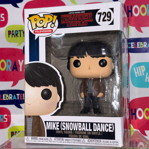 Mike Snowball Dance - Stranger Things Funko Pop 729 Vinyl Figure (11.4 Cm L × 8.9 Cm W × 15.9 Cm H)