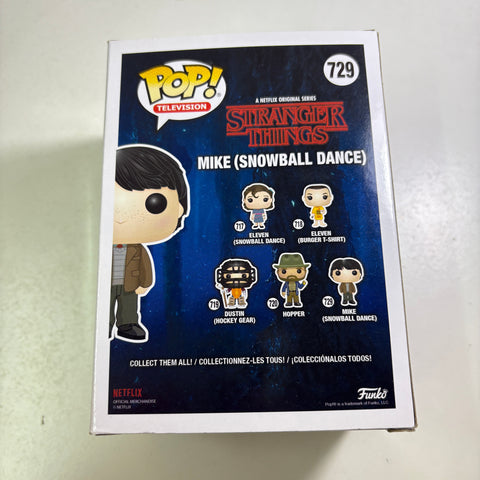 Mike Snowball Dance - Stranger Things Funko Pop 729 Vinyl Figure (11.4 Cm L × 8.9 Cm W × 15.9 Cm H)