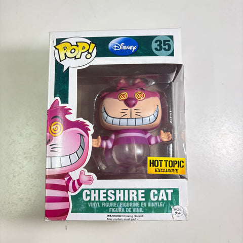 BOX DAMAGE VIEW PHOTOS CHeshire Cat - Alice in Wonderland Disney Funko Pop 35 Vinyl Figure Exclusive