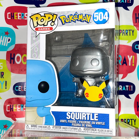 Pokemon - Squirtle (Silver) Funko Pop 504