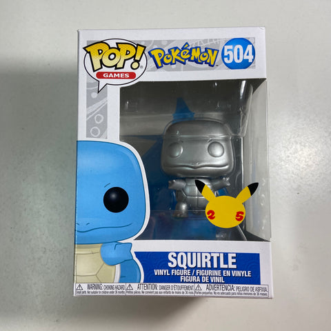 Pokemon - Squirtle (Silver) Funko Pop 504