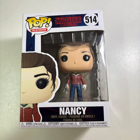 Nancy - Stranger Things Funko Pop 514 Vinyl Figure (11.4 Cm L × 8.9 Cm W × 15.9 Cm H)