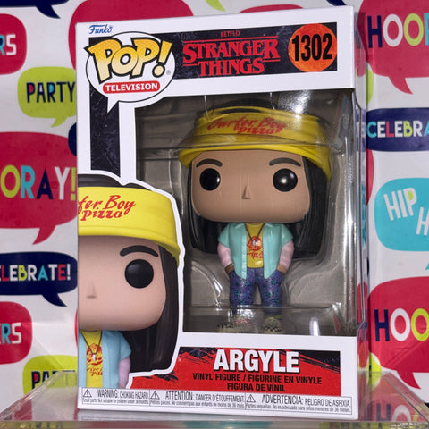 Argyle - Stranger Things Funko Pop 1302 Vinyl Figure (11.4 Cm L × 8.9 Cm W × 15.9 Cm H)
