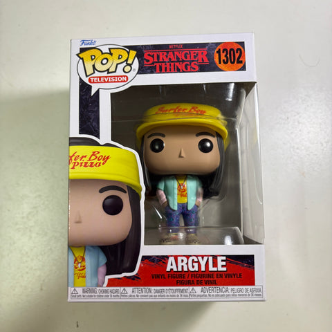 Argyle - Stranger Things Funko Pop 1302 Vinyl Figure (11.4 Cm L × 8.9 Cm W × 15.9 Cm H)