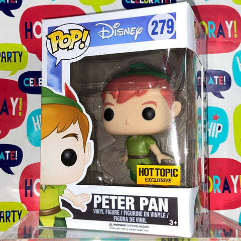 Peter Pan - Disney Funko Pop 279 Hot Topic Exclusive