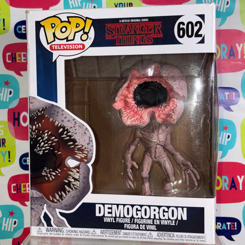 BOX FLAWS VIEW PHOTOS Demogorgon - Stranger Things Funko Pop 602 Vinyl Figure (11.4 Cm L × 8.9 Cm W × 15.9 Cm H)