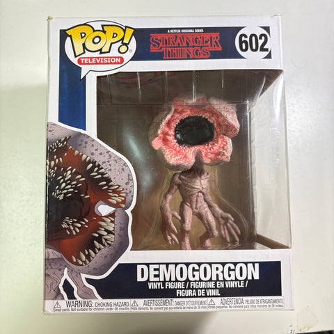 BOX FLAWS VIEW PHOTOS Demogorgon - Stranger Things Funko Pop 602 Vinyl Figure (11.4 Cm L × 8.9 Cm W × 15.9 Cm H)