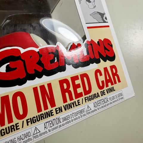 BOX FLAWS VIEW PHOTOS Gizmo in Red Car Funko Pop 71 Vinyl Figure (33.0 Cm L × 12.1 Cm W × 20.3 Cm H)