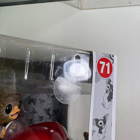 BOX FLAWS VIEW PHOTOS Gizmo in Red Car Funko Pop 71 Vinyl Figure (33.0 Cm L × 12.1 Cm W × 20.3 Cm H)