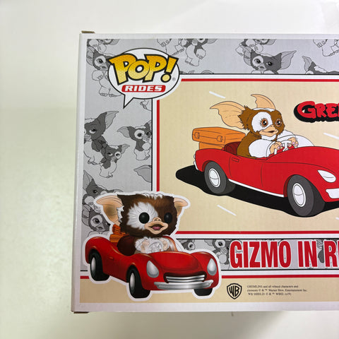 BOX FLAWS VIEW PHOTOS Gizmo in Red Car Funko Pop 71 Vinyl Figure (33.0 Cm L × 12.1 Cm W × 20.3 Cm H)