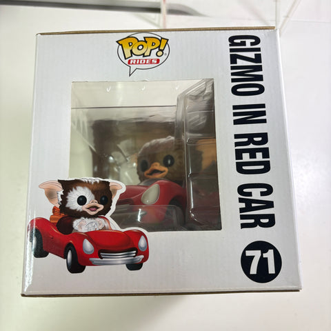 BOX FLAWS VIEW PHOTOS Gizmo in Red Car Funko Pop 71 Vinyl Figure (33.0 Cm L × 12.1 Cm W × 20.3 Cm H)
