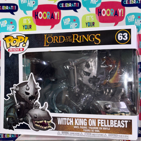 BOX FLAWS VIEW PHOTOS Witch King on Fellbeast Funko Pop 63 Vinyl Figure (33.0 Cm L × 12.1 Cm W × 20.3 Cm H)