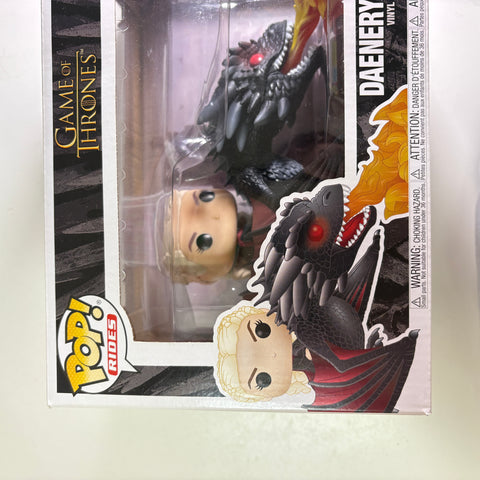 BOX FLAWS VIEW PHOTOS Daenerys & Fiery Drogon - Game of Thrones Funko Pop 68 Vinyl Figure (33.0 Cm L × 12.1 Cm W × 20.3 Cm H)