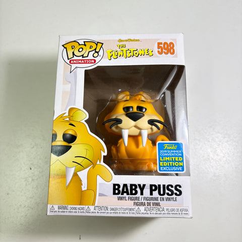 BOX FLAWS VIEW PHOTOS Baby Puss - The Flintstones Funko Pop 598 Vinyl Figure Convention Exclusive