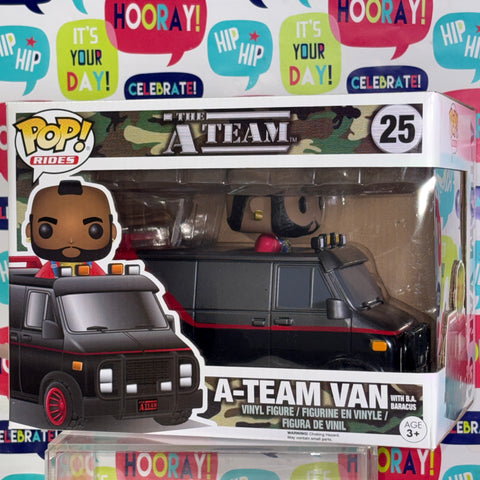 BOX FLAWS VIEW PHOTOS A-Team Van with B.A. Baracus - Funko Pop 25 Vinyl Figure (33.0 Cm L × 12.1 Cm W × 20.3 Cm H)