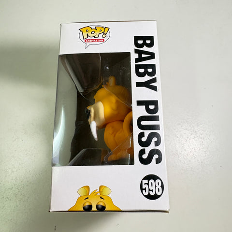 BOX FLAWS VIEW PHOTOS Baby Puss - The Flintstones Funko Pop 598 Vinyl Figure Convention Exclusive