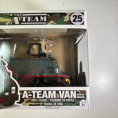 BOX FLAWS VIEW PHOTOS A-Team Van with B.A. Baracus - Funko Pop 25 Vinyl Figure (33.0 Cm L × 12.1 Cm W × 20.3 Cm H)