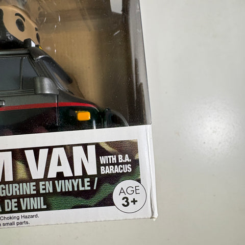 BOX FLAWS VIEW PHOTOS A-Team Van with B.A. Baracus - Funko Pop 25 Vinyl Figure (33.0 Cm L × 12.1 Cm W × 20.3 Cm H)