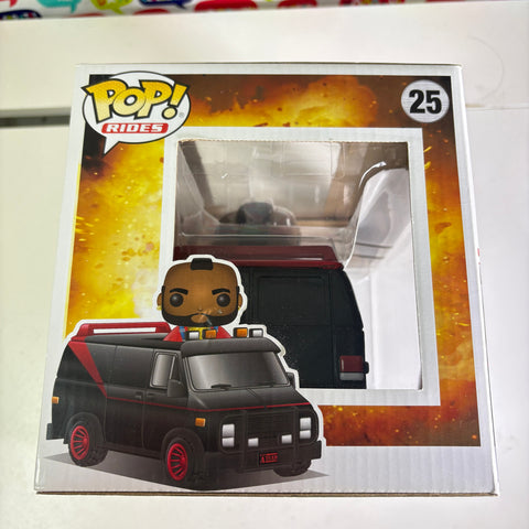 BOX FLAWS VIEW PHOTOS A-Team Van with B.A. Baracus - Funko Pop 25 Vinyl Figure (33.0 Cm L × 12.1 Cm W × 20.3 Cm H)