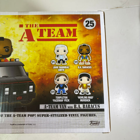 BOX FLAWS VIEW PHOTOS A-Team Van with B.A. Baracus - Funko Pop 25 Vinyl Figure (33.0 Cm L × 12.1 Cm W × 20.3 Cm H)