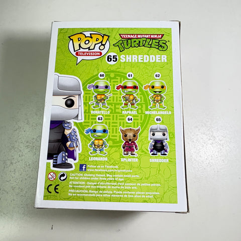 BOX FLAWS VIEW PHOTOS Shredder - Teenage Ninja Mutant Turtles Funko Pop 65 Vinyl Figure
