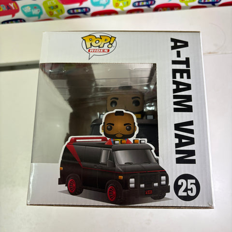 BOX FLAWS VIEW PHOTOS A-Team Van with B.A. Baracus - Funko Pop 25 Vinyl Figure (33.0 Cm L × 12.1 Cm W × 20.3 Cm H)