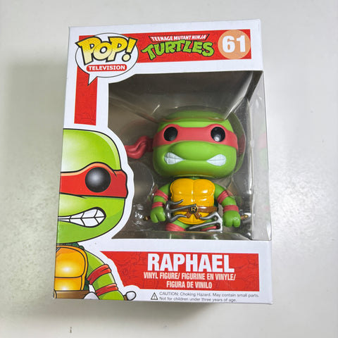 BOX FLAWS VIEW PHOTOS Raphael - Teenage Ninja Mutant Turtles Funko Pop 61 Vinyl Figure (Copy)