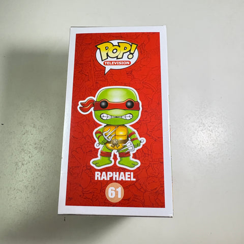 BOX FLAWS VIEW PHOTOS Raphael - Teenage Ninja Mutant Turtles Funko Pop 61 Vinyl Figure (Copy)