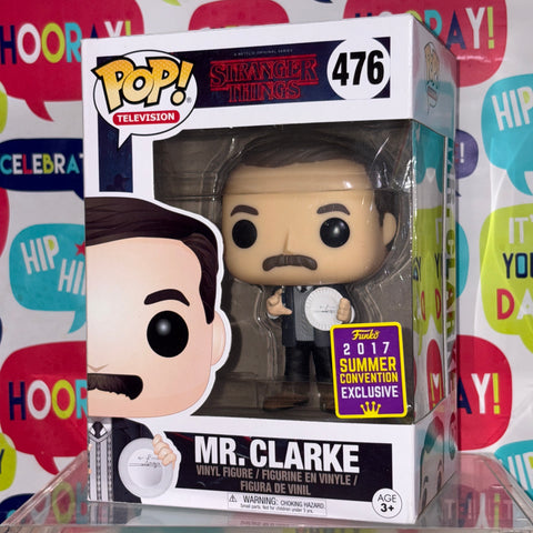 Stranger Things - Mr. Clarke Funko Pop 476 Summer Convention 2017 Exclusive