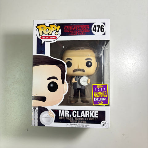 Stranger Things - Mr. Clarke Funko Pop 476 Summer Convention 2017 Exclusive
