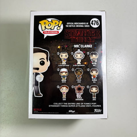 Stranger Things - Mr. Clarke Funko Pop 476 Summer Convention 2017 Exclusive